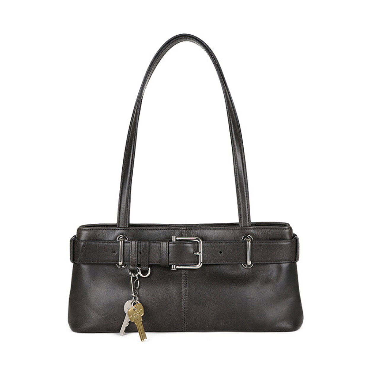 OSOI SHOULDER BROCLE MINI [STAIN BROWN] | 100% Authentic | Dust Bag Included