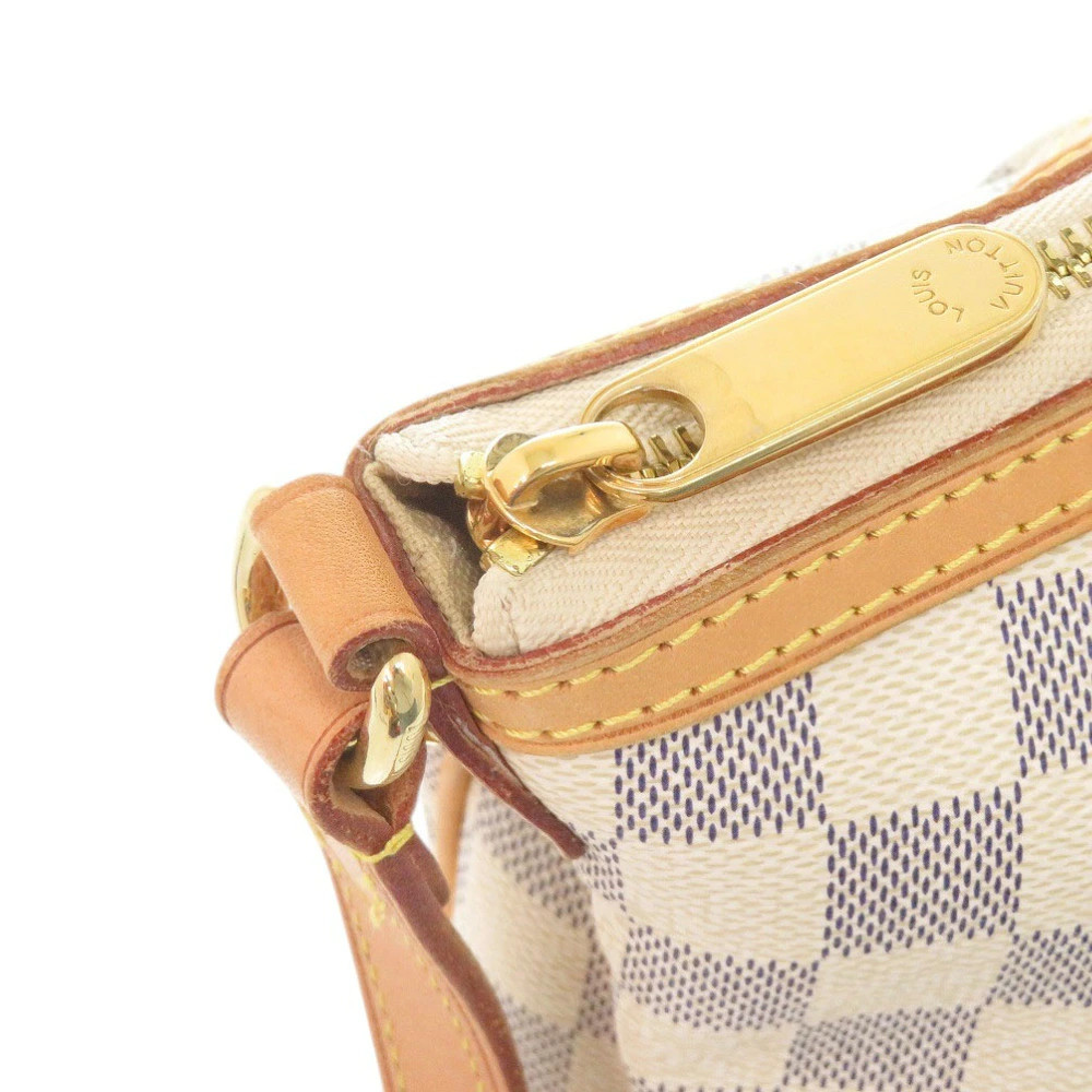 Louis Vuitton Syracuse PM N41113 Damier Azur CanvasCanvas White Bag #LTB362