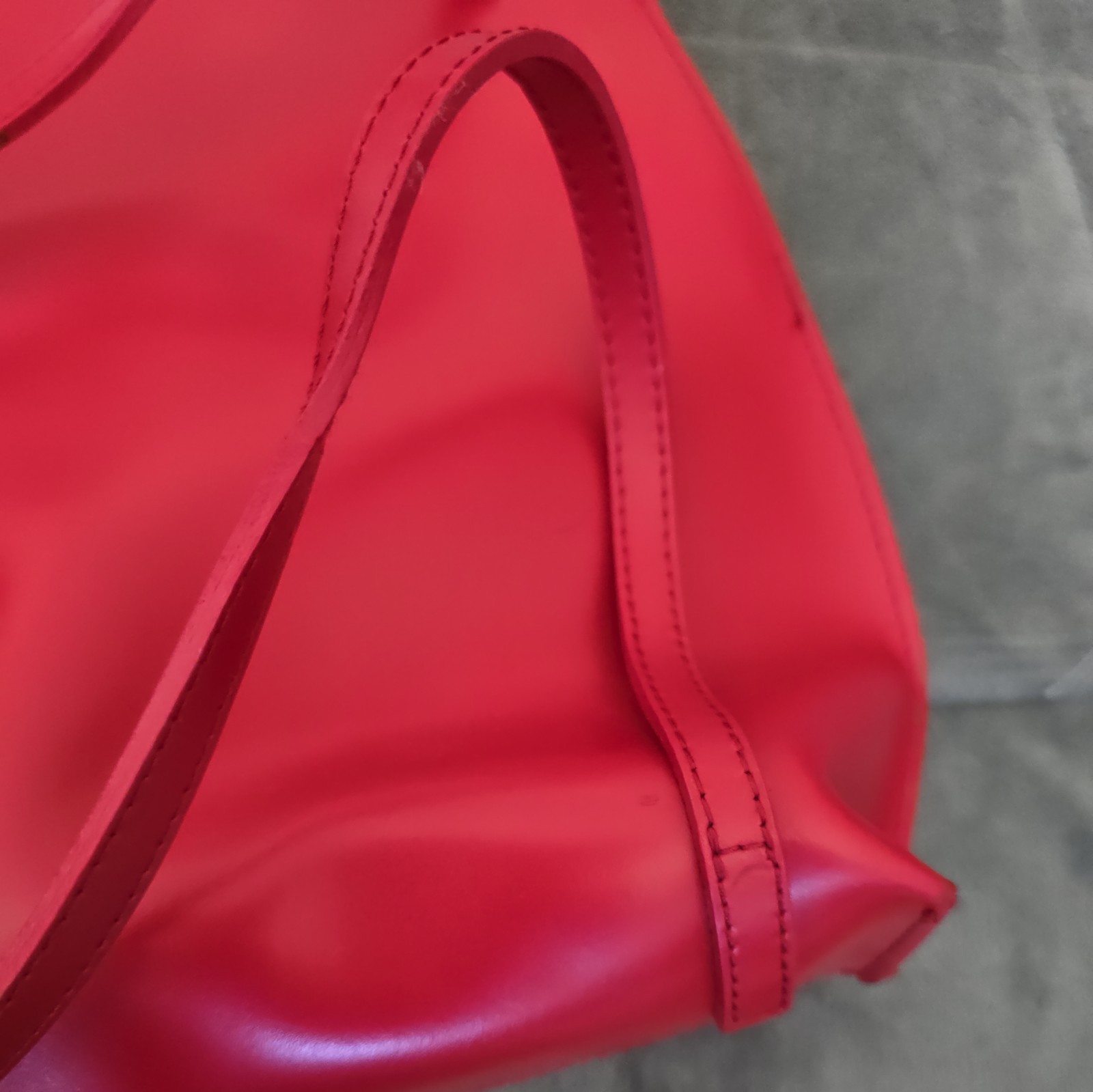 Vintage Red Furla Backpack Purse