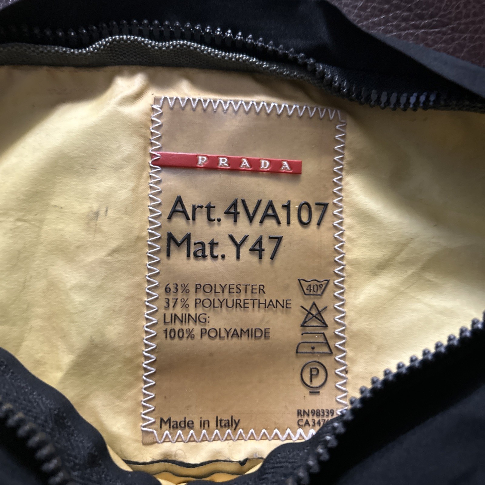 PRADA Sport Waist Bag Body Bag Nylon Black Logo Belt Premium Authentic Unisex