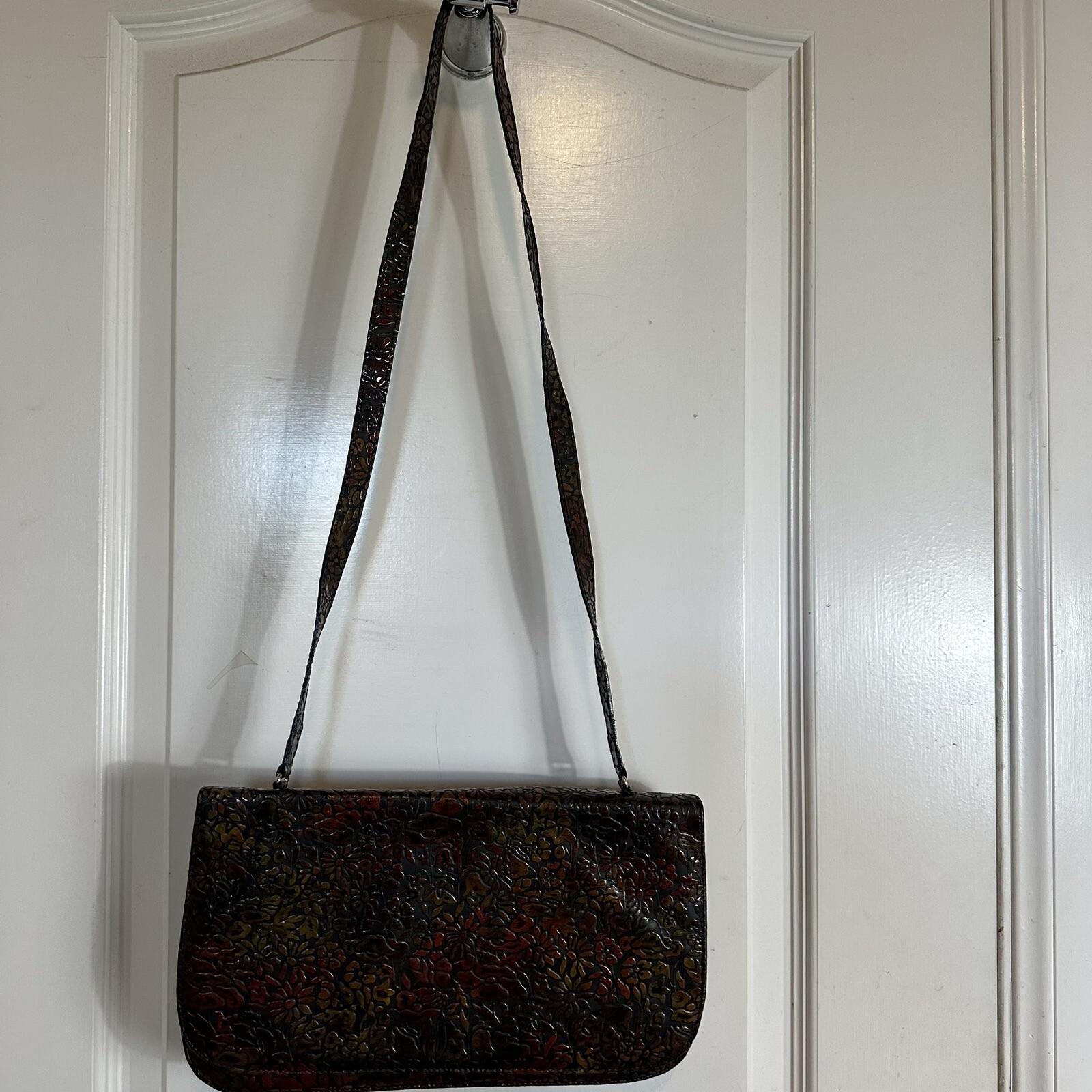 Vintage Claudia Ciuti Made in Italy floral shoulder bag purse