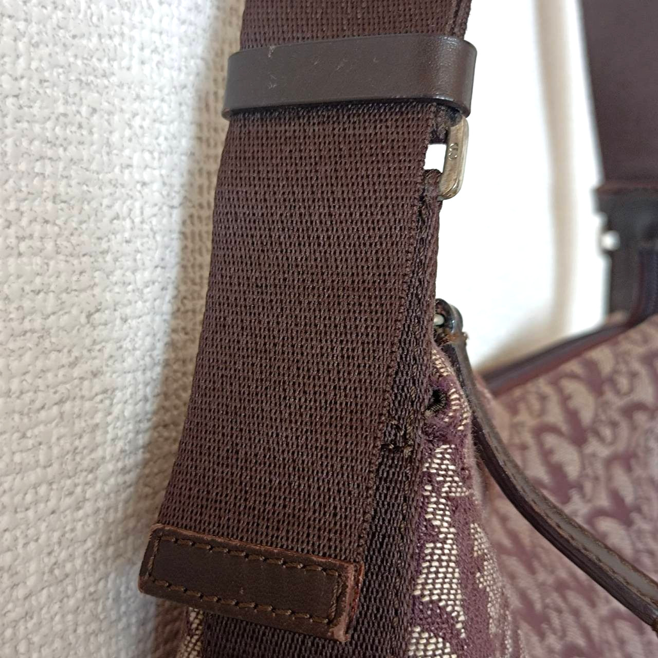 Christian Dior shoulder canvas bag Rank BC B0B0043