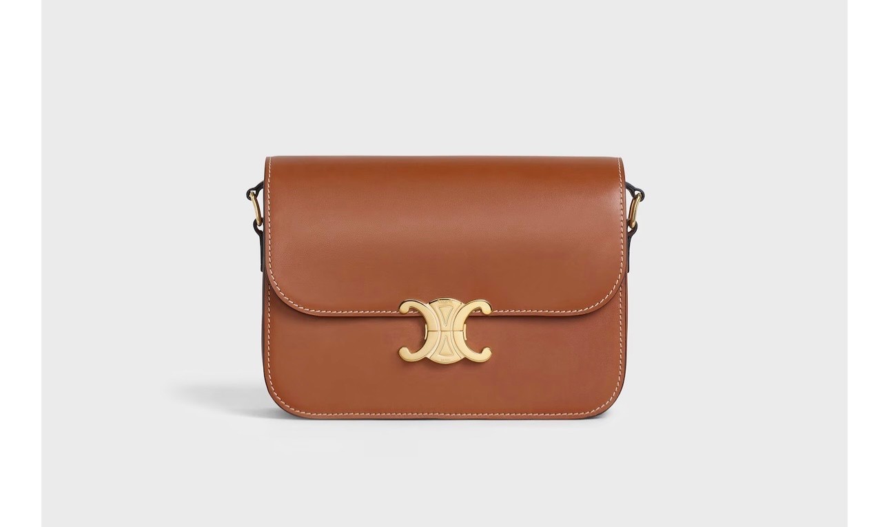 CLASSIQUE TRIOMPHE BAG NATURAL TAN BRAND NEW IN BOX
