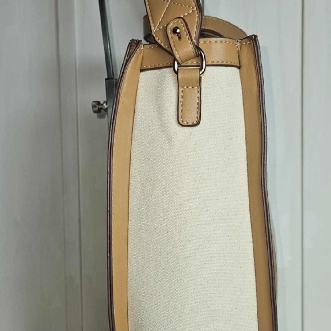 Sam Edelman Tan and Cream Shoulder Bag