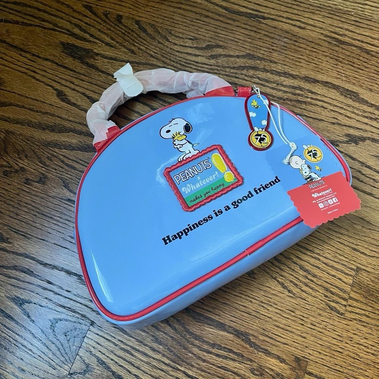 New with tags Peanuts x whatever makes you happy snoopy bag