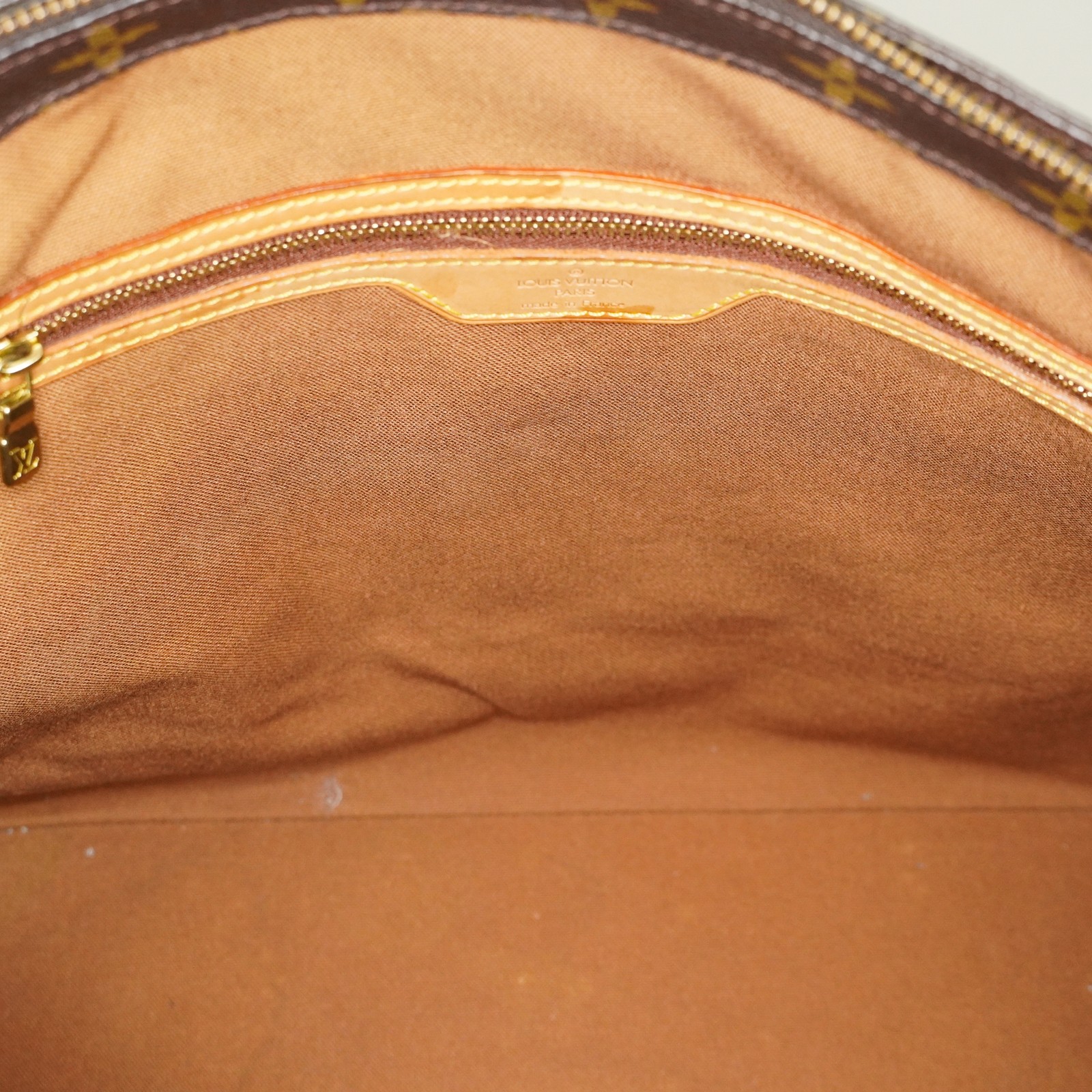 Louis Vuitton Cabas Mezzo Tote M51151 Monogram Canvas Brown Vintage 07A032860008