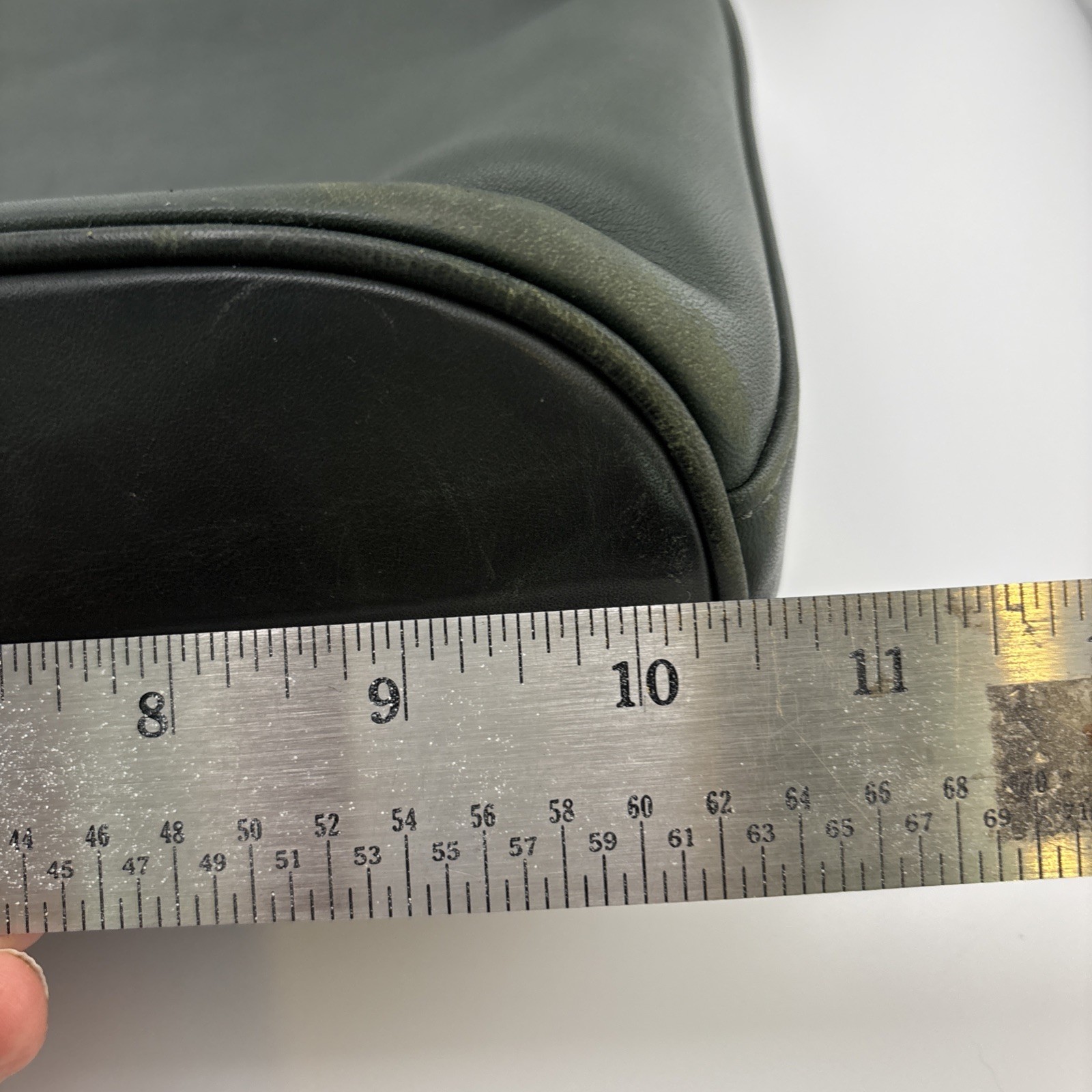 VTG Coach Whitney SoHo 0198-120 Leather 90s Crossbody Purse Bag Soft Rare Green