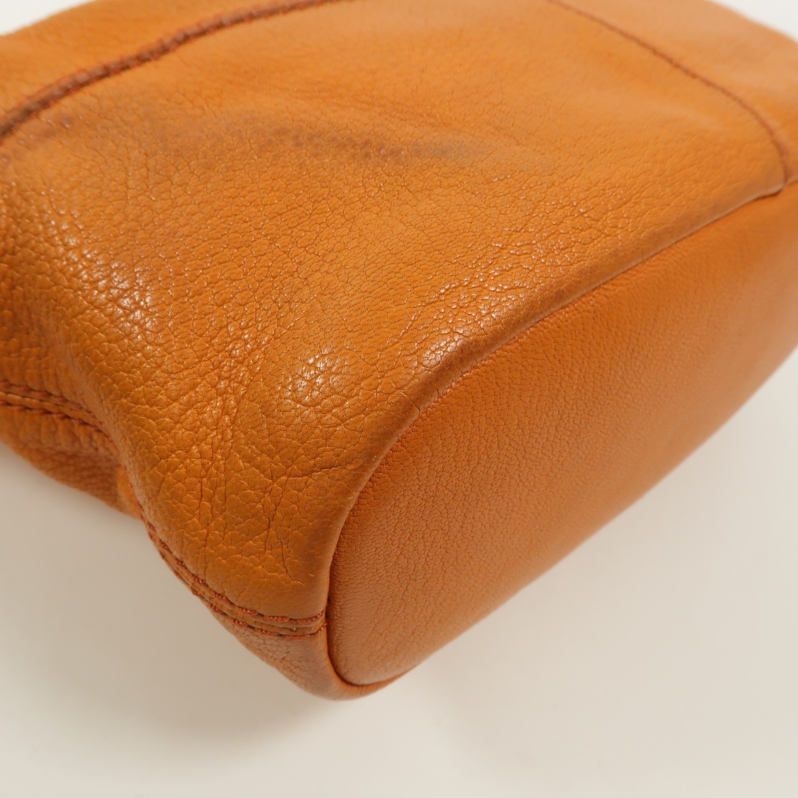 GIVENCHY SHW Nightingale 2 Way Shoulder Bag Calfskin Leather Orange