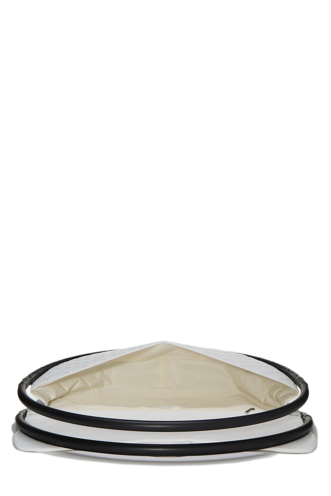 Chanel White Quilted Lambskin Hula Hoop Bag XL – WGACA