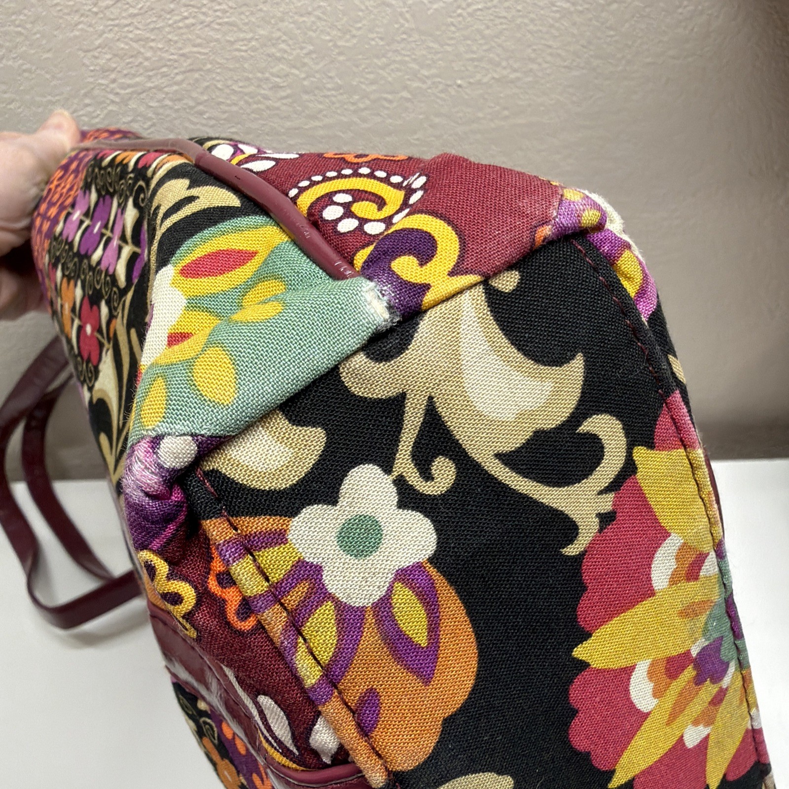 8 PC Lot Vera Bradley Items Purse Tote Weekender Wallets Cosmetic Fair See Photo