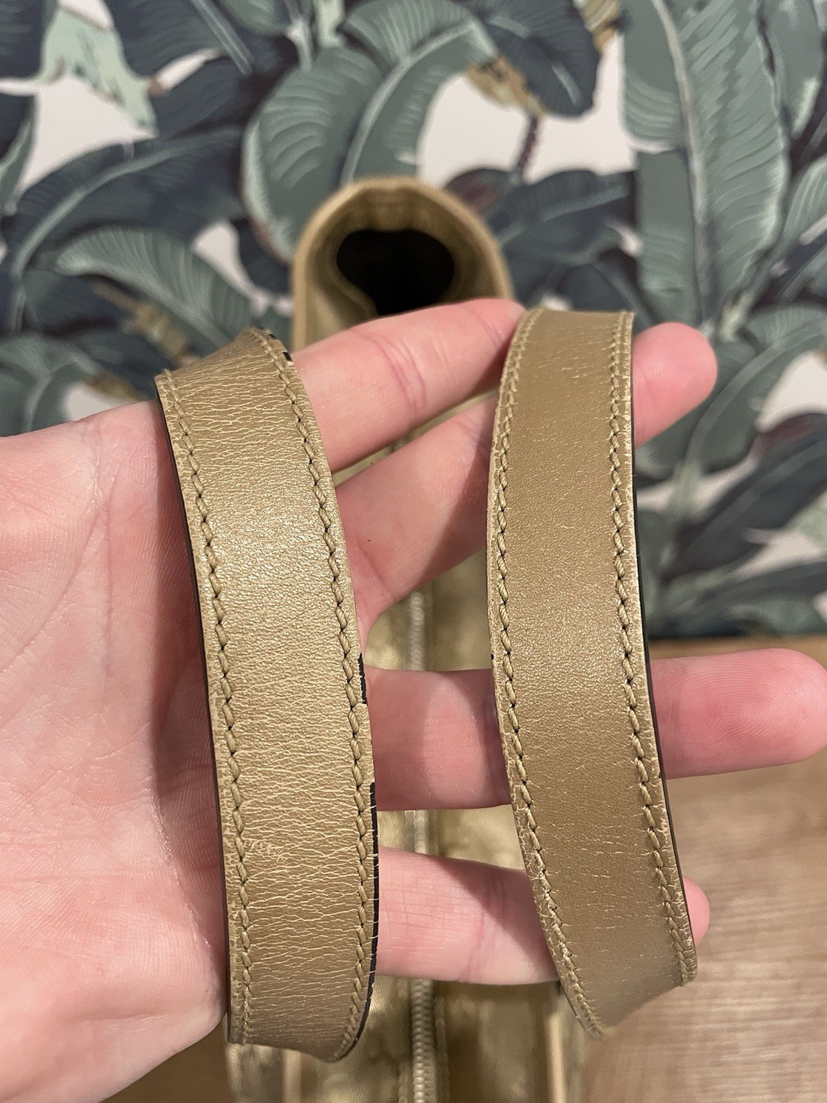 Gucci GG Gold Imprime Supreme Canvas/Leather Tote Bag