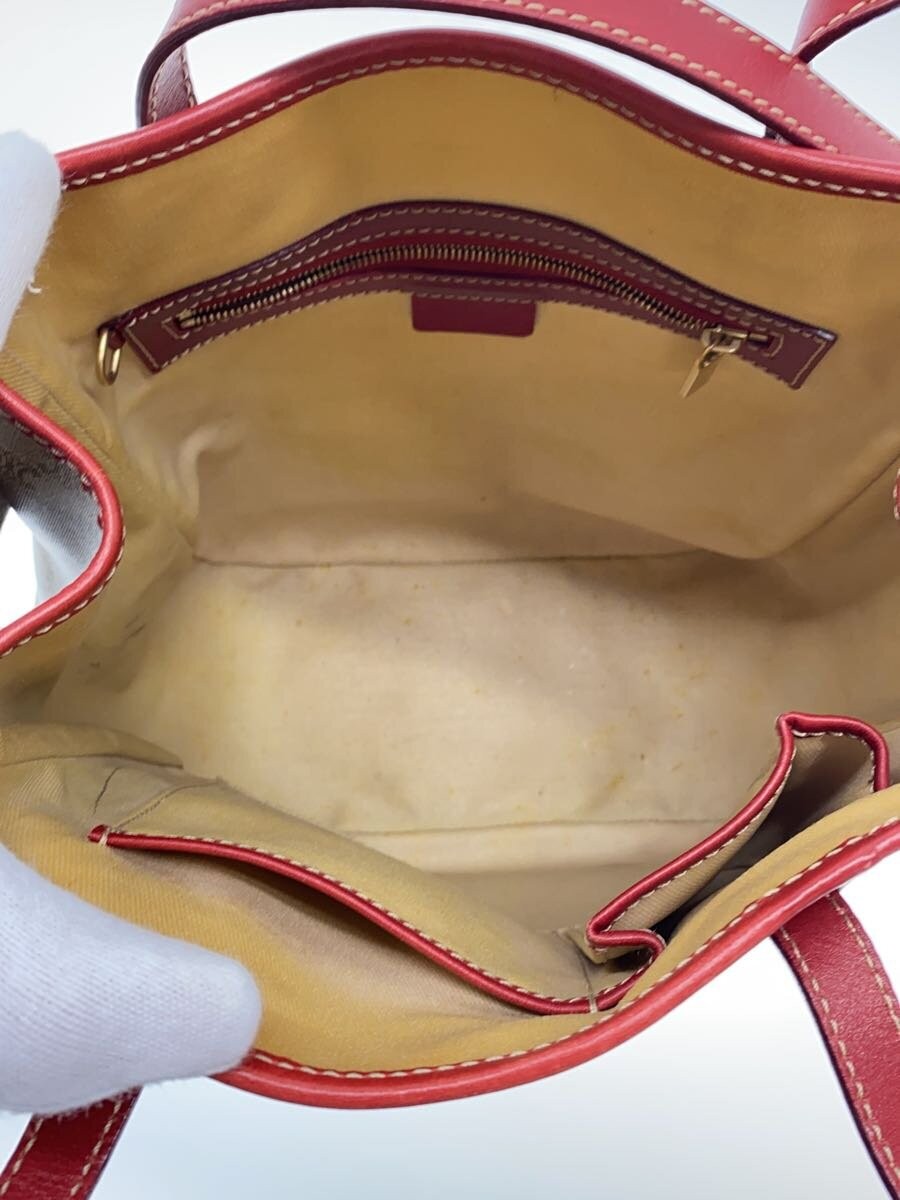 CELINE Handbag Leather BEG Allover CE00 22