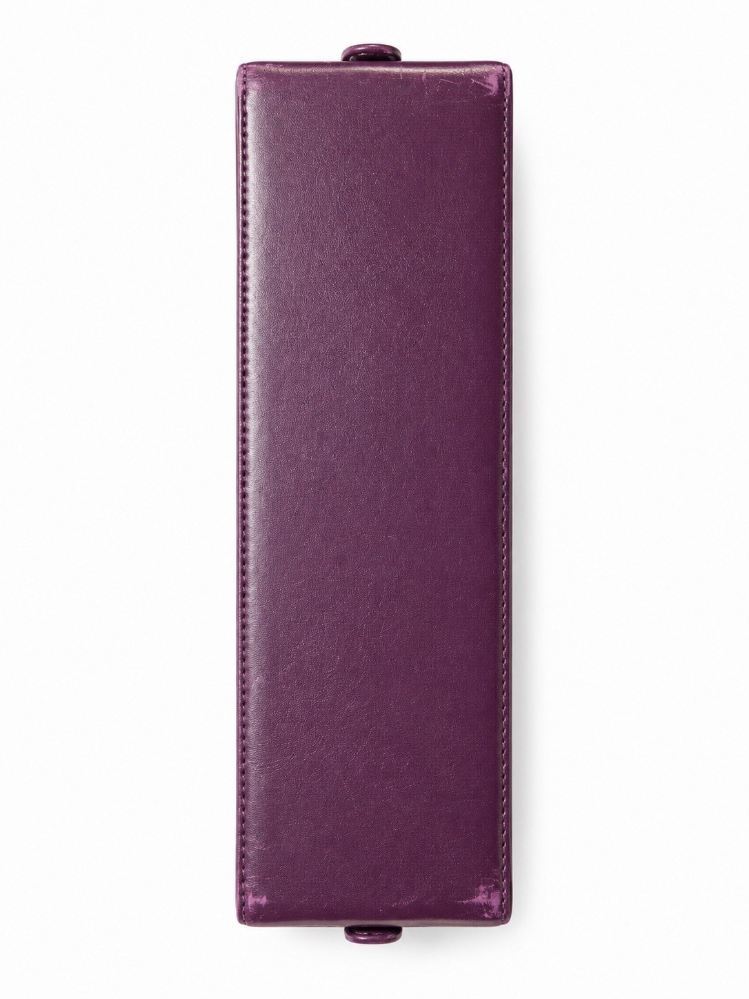 Montblanc Purple Medium Tote Zip Top Double Handles Detachable Strap