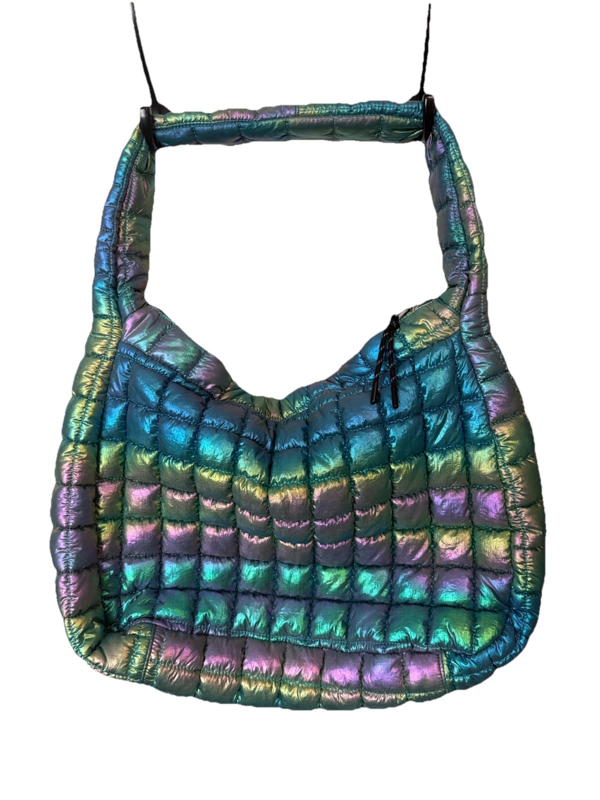 FP Movement Limited Edition Iridescent Quilted/Puffer Carryall Bag Nebula