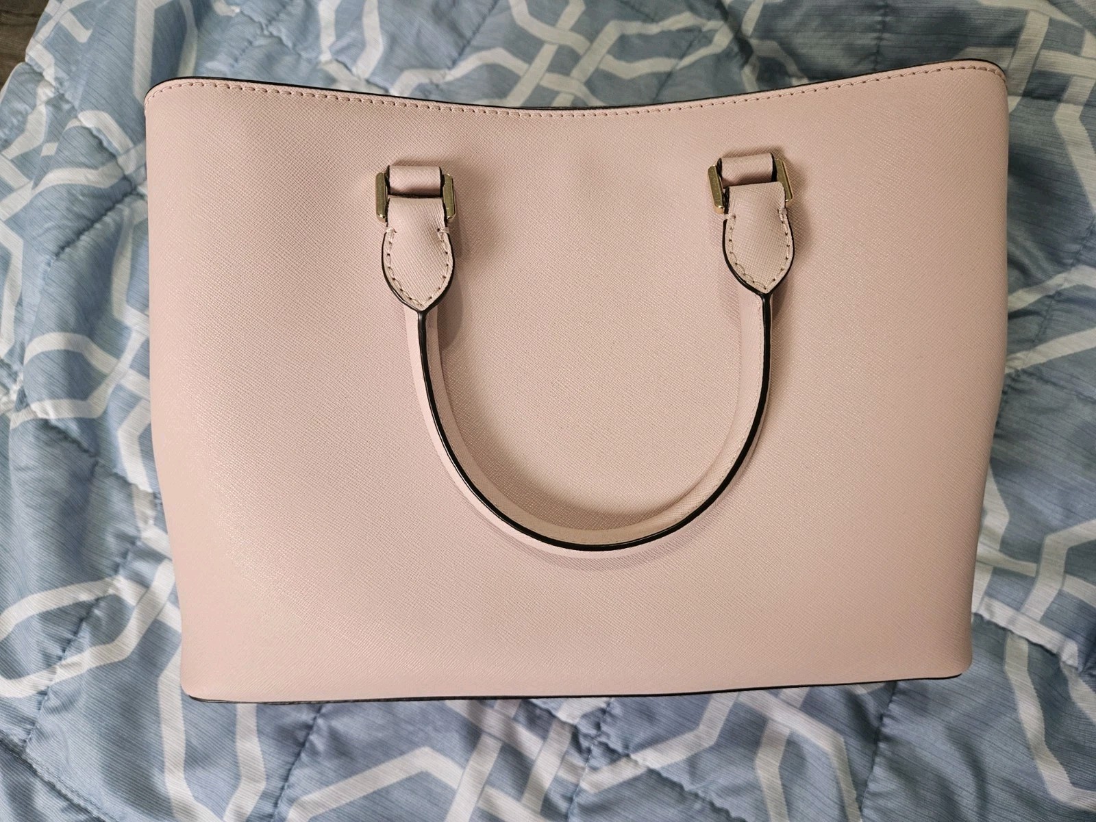 Michael Kors Savannah Medium Satchel Ballet Pink Leather Bag $298
