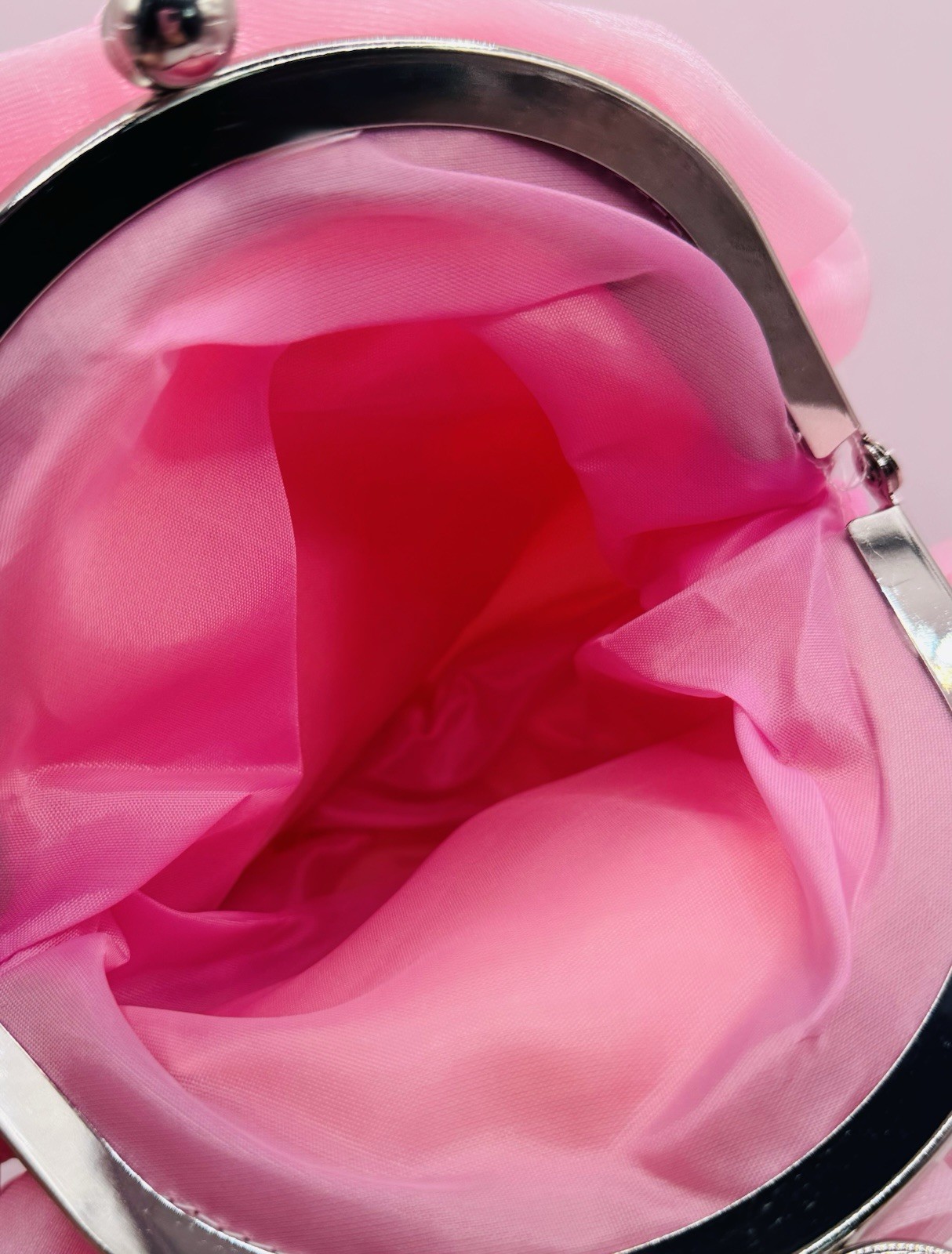 Rose Shaped Evening Bag Soft Satin Clutch Purse Floral Wristlet Handbag Wedding