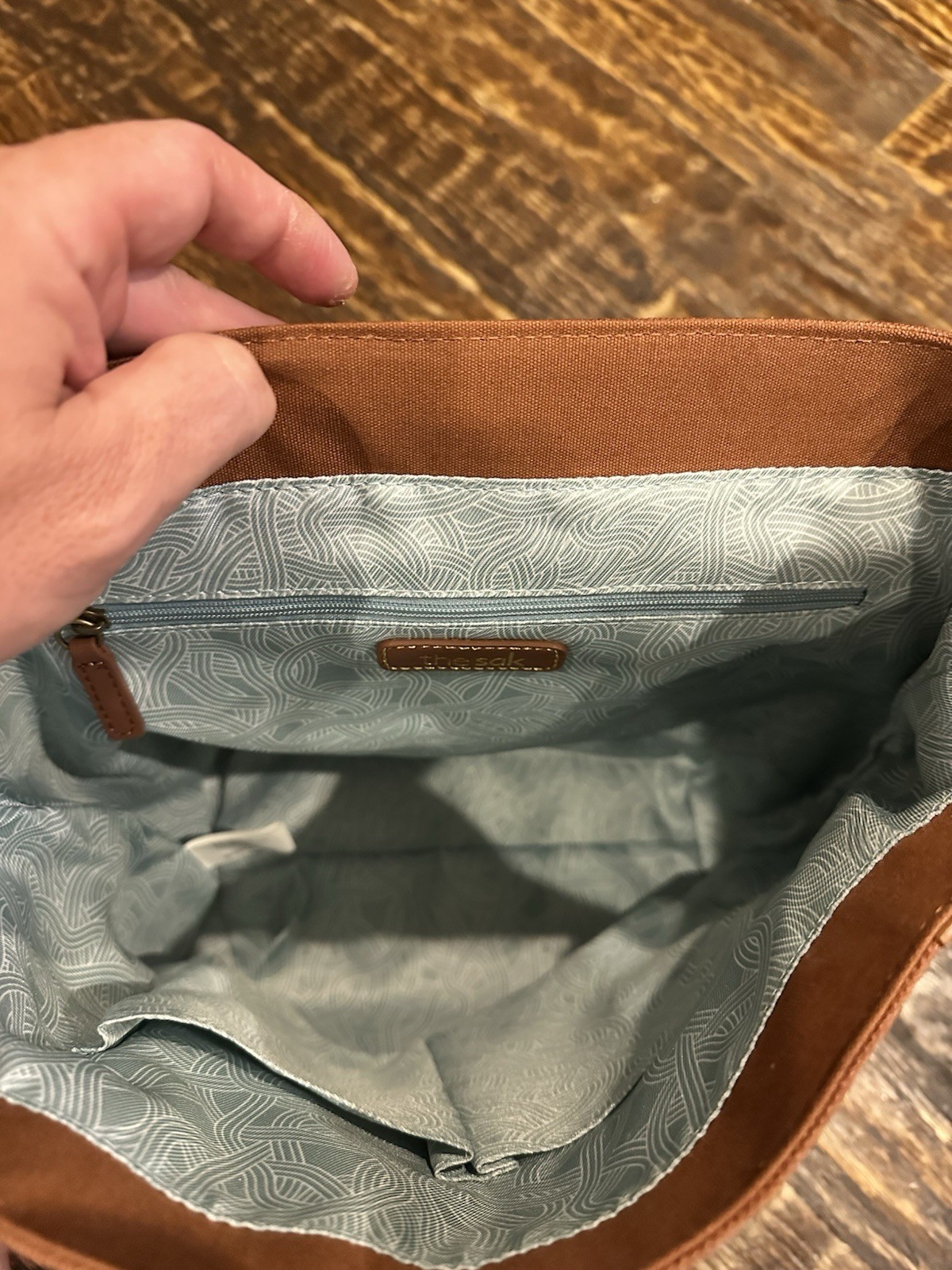 The Sak Genuine Leather Backpack Brown/Cognac