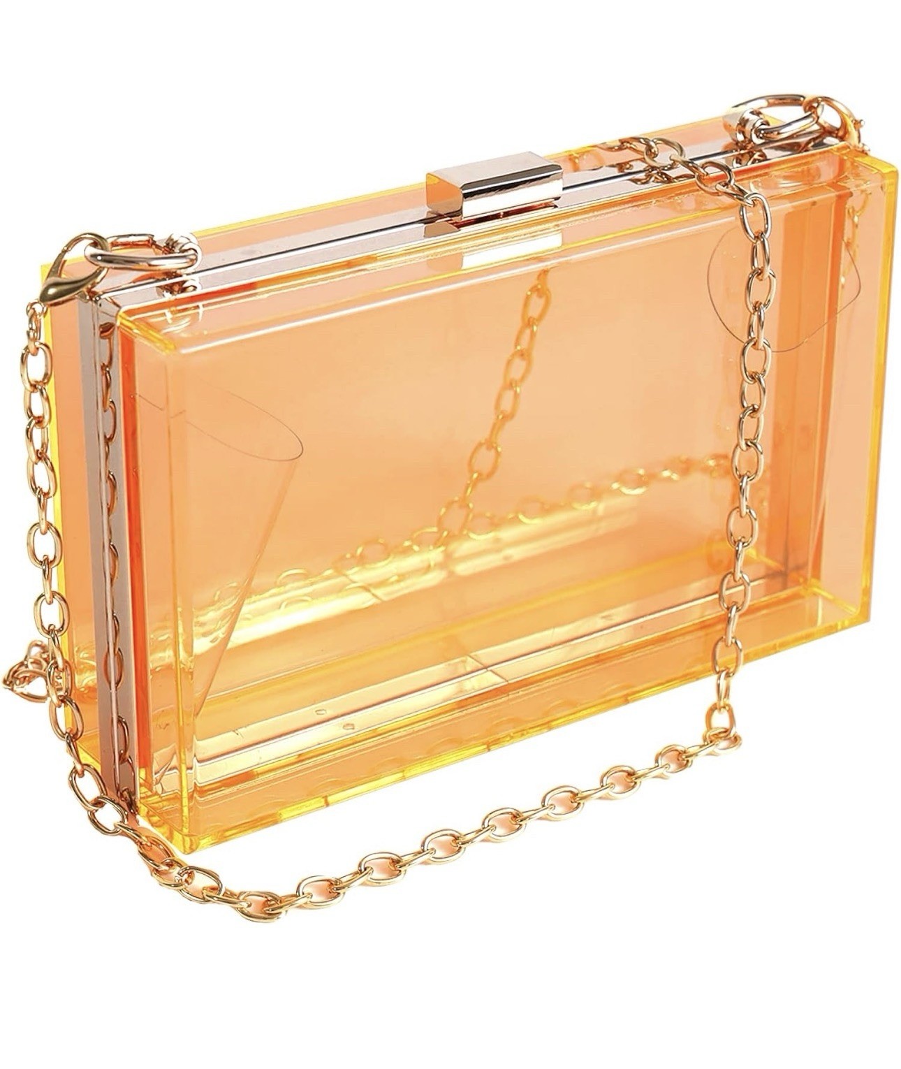 Clear Acrylic Crossbody Purse – Stadium Approved Box Clutch