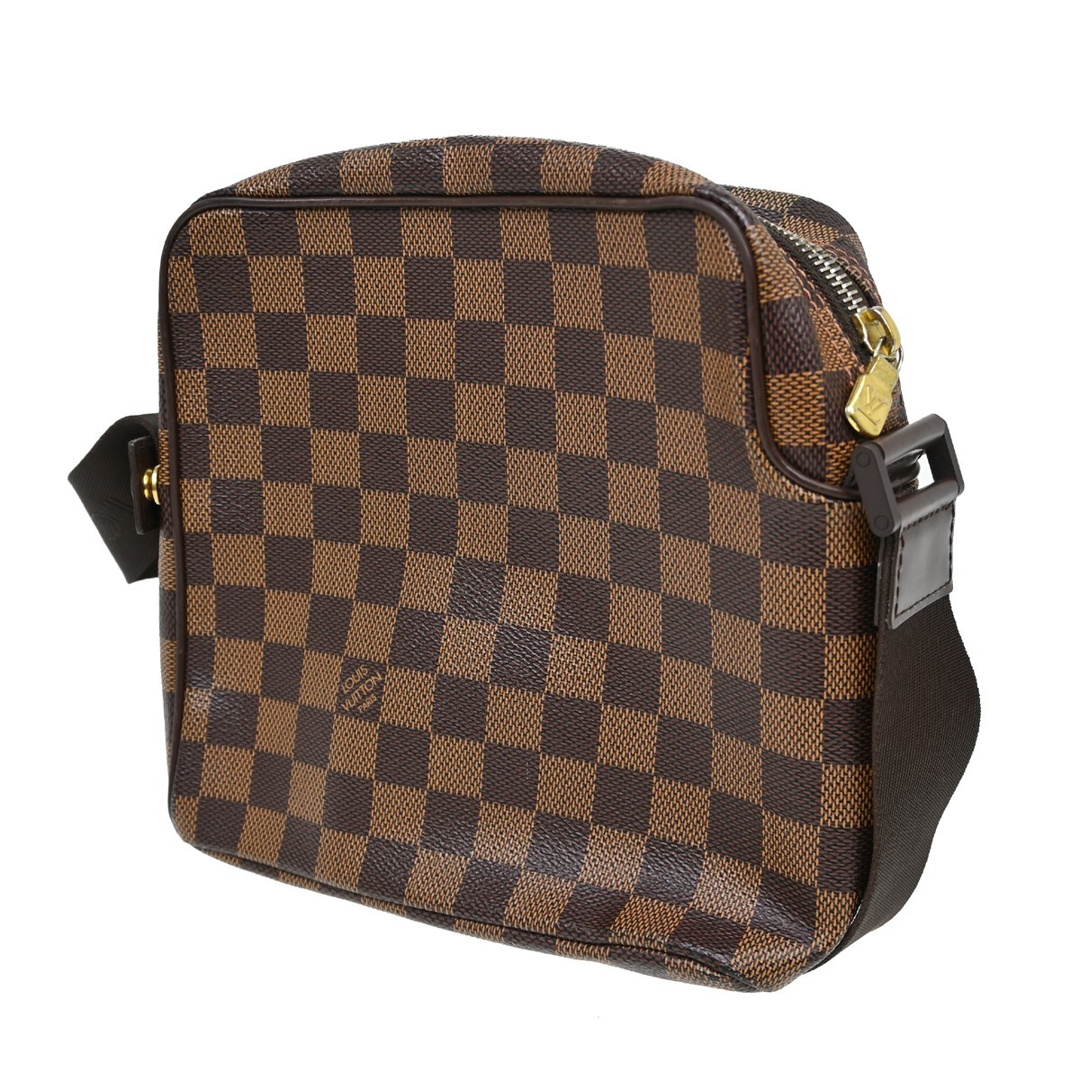 Best05 LOUIS VUITTON DAMIER OLAF PM SHOULDER BAG N41442 MI1015 NQ08905