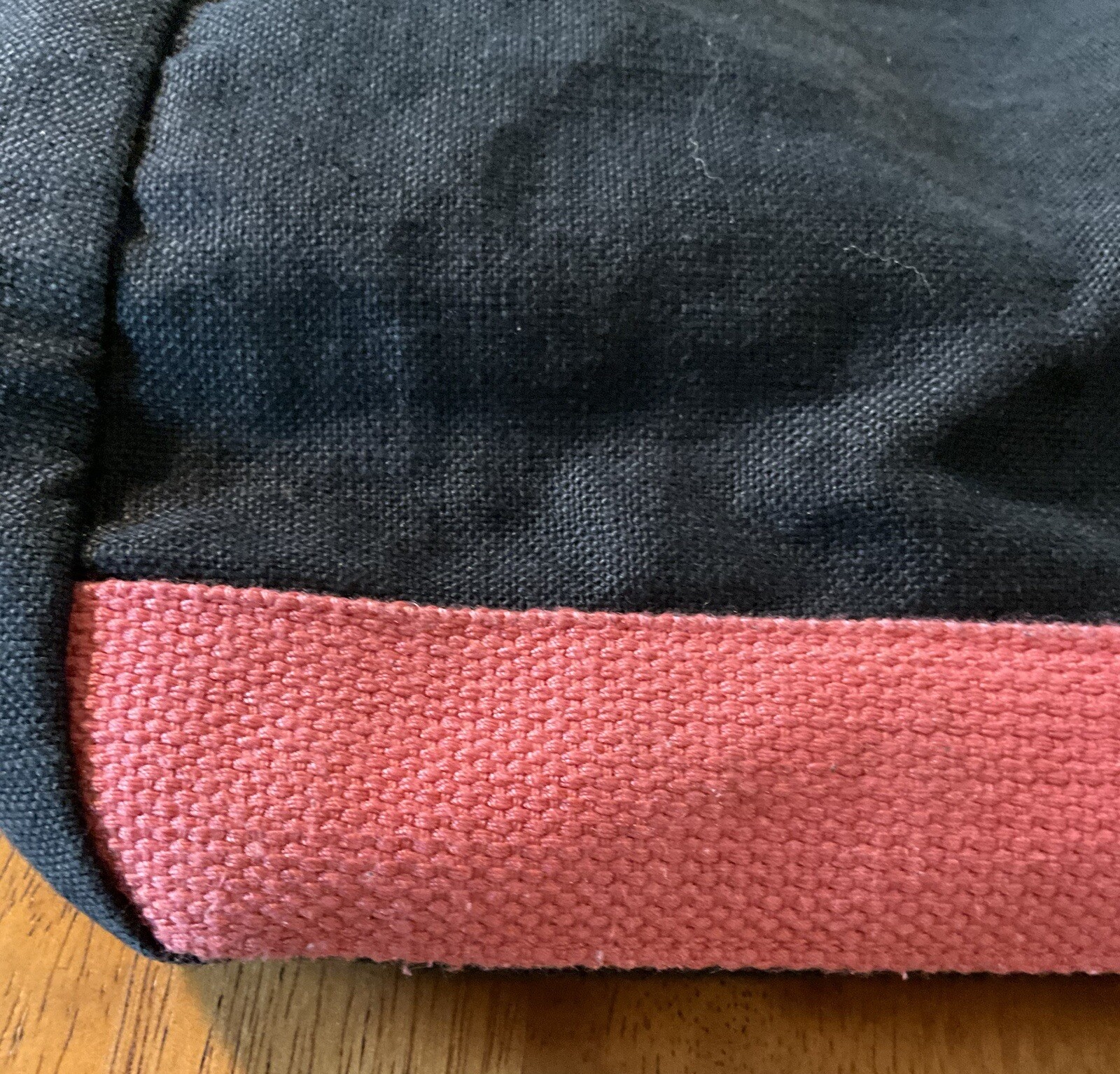 Oakley Travel Beach Bag Tote Black & Pink Cotton Jute Festival Embroidered Logo