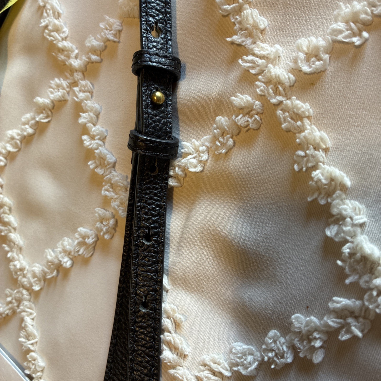 GUCCI GG MARMONT TOP HANDLE 2 WAY CROSSBODY LEATHER BAG * BLK * 442662 * GREAT!