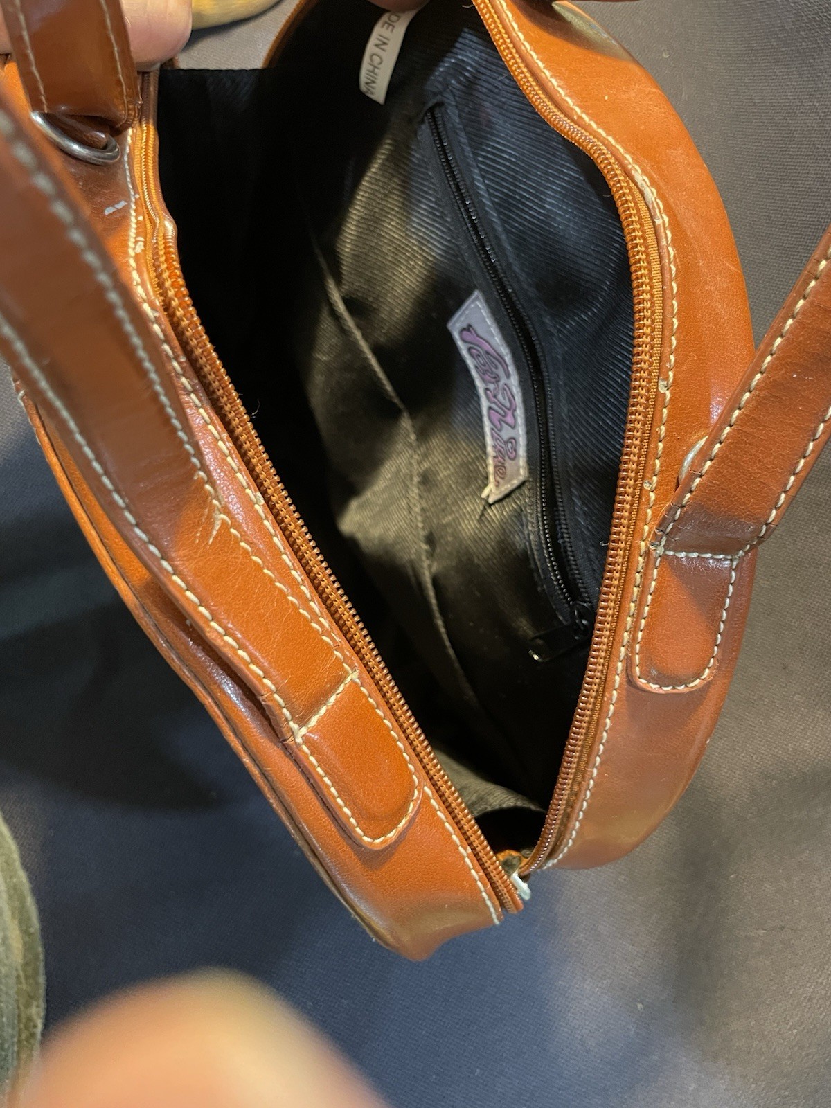 Far Nine Round Handbag 11” Across, 11” tall, 2.5” Wide (S-71) READ