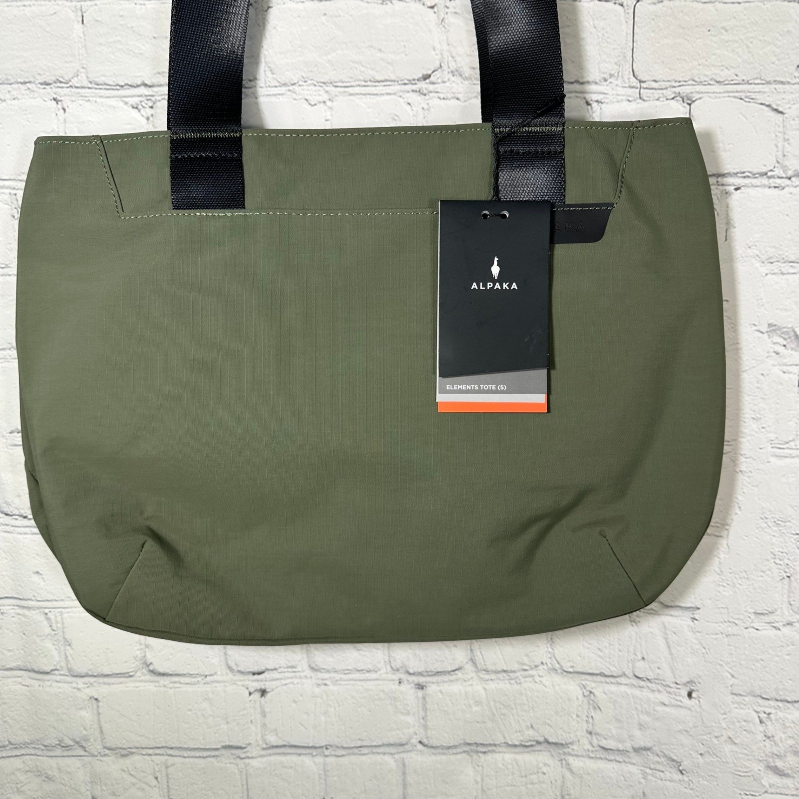 NEW Alpaka Elements Tote S Green Axoflux 210D Recycled Fabric Bag Beach Carryon