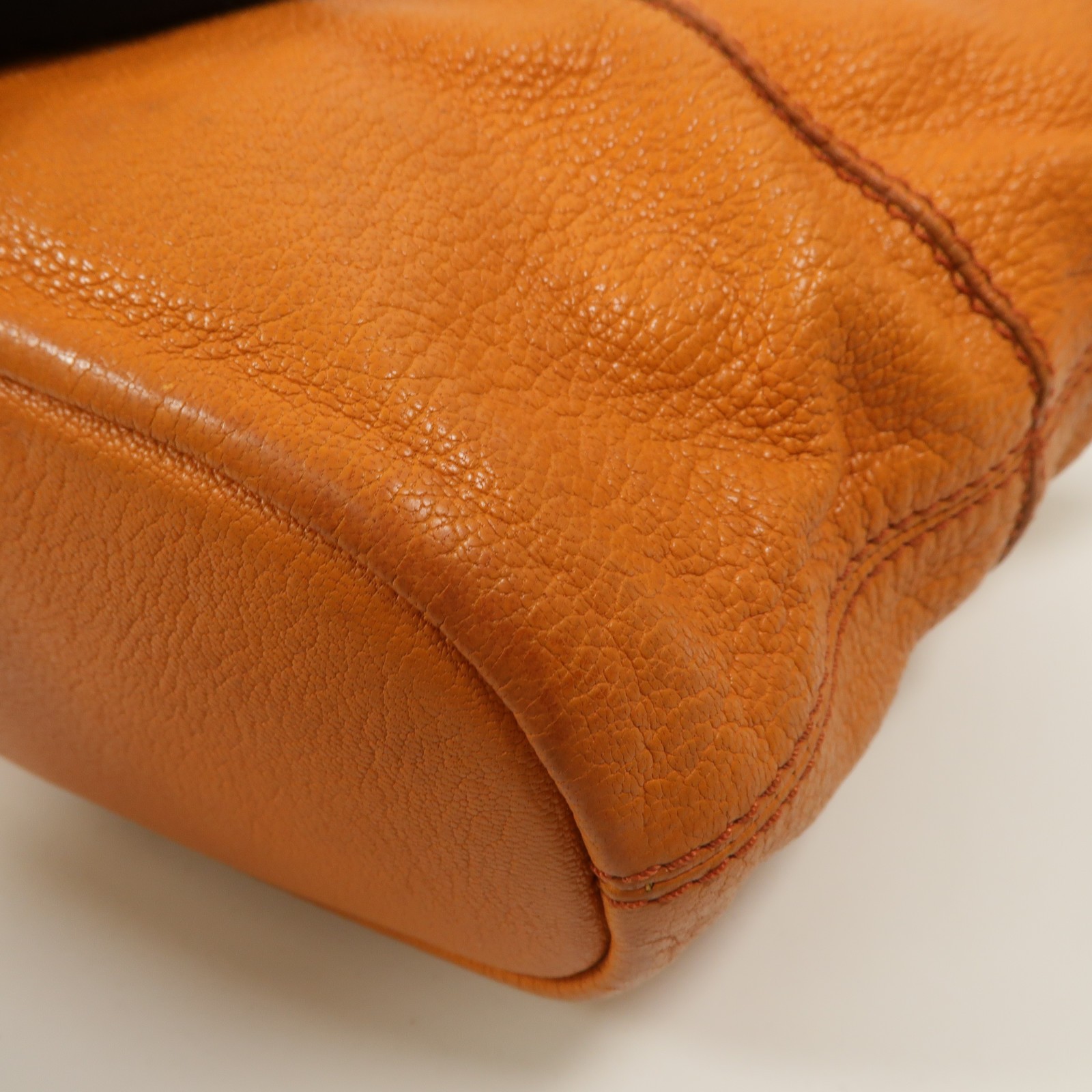 GIVENCHY SHW Nightingale 2 Way Shoulder Bag Calfskin Leather Orange