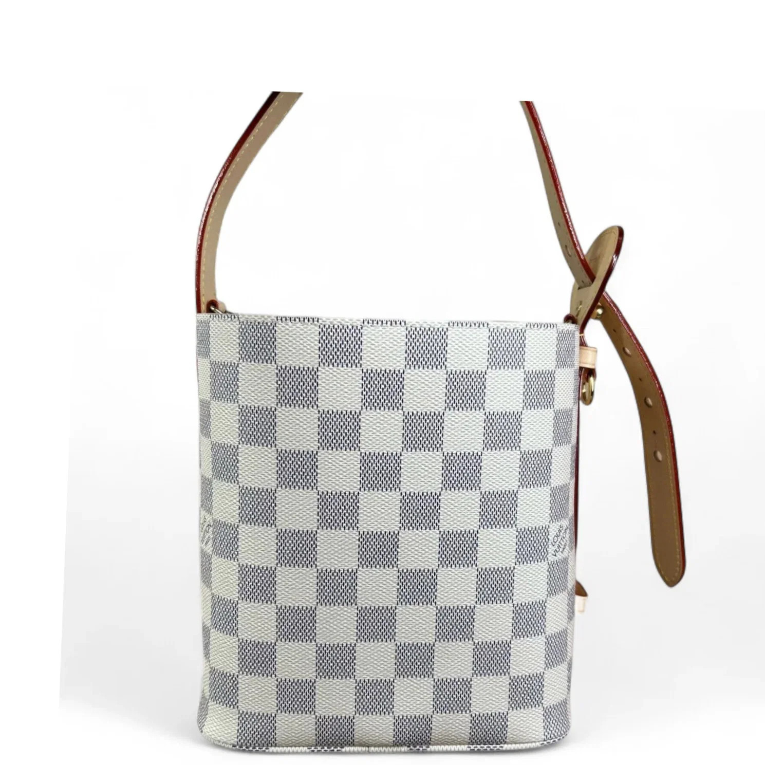 Louis Vuitton All In Bb White Grey Damier Azur (dh071426a0r)