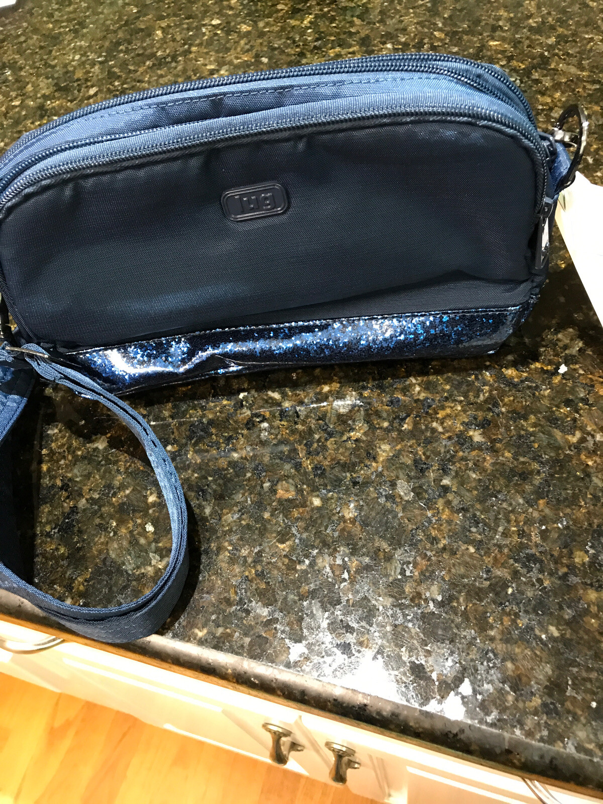 Lug Punter Bag, RFID, BR NVY/NAVY, New, With Tags