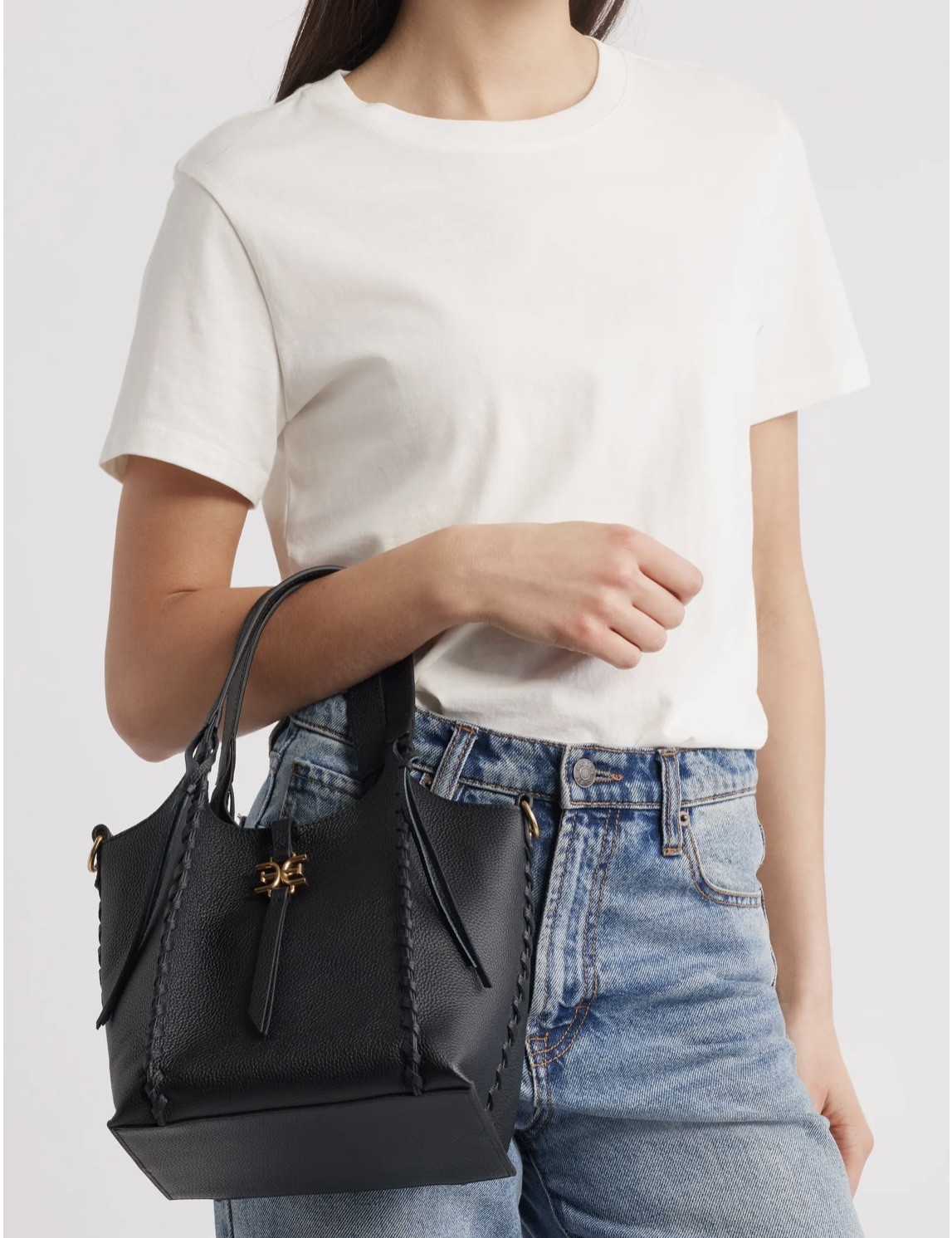 NEW $230 Sam Edelman Sylvia Small Crossbody Leather Bag