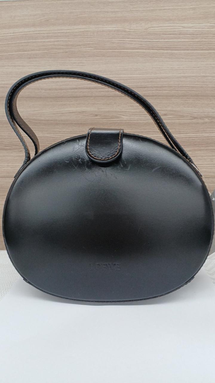 LOEWE handbag black 7.8 inch