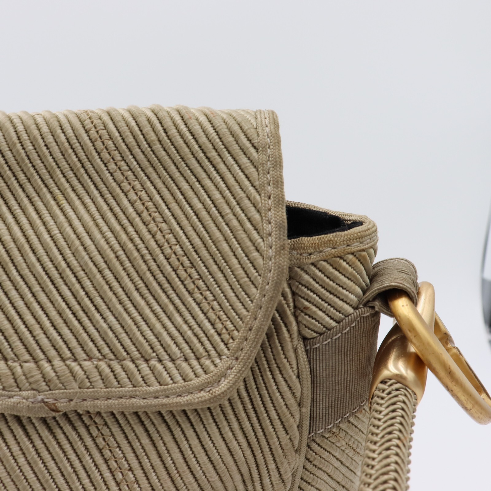 De Vecchi Hamilton Hodge Purse Bunjee Cord Made in Italy