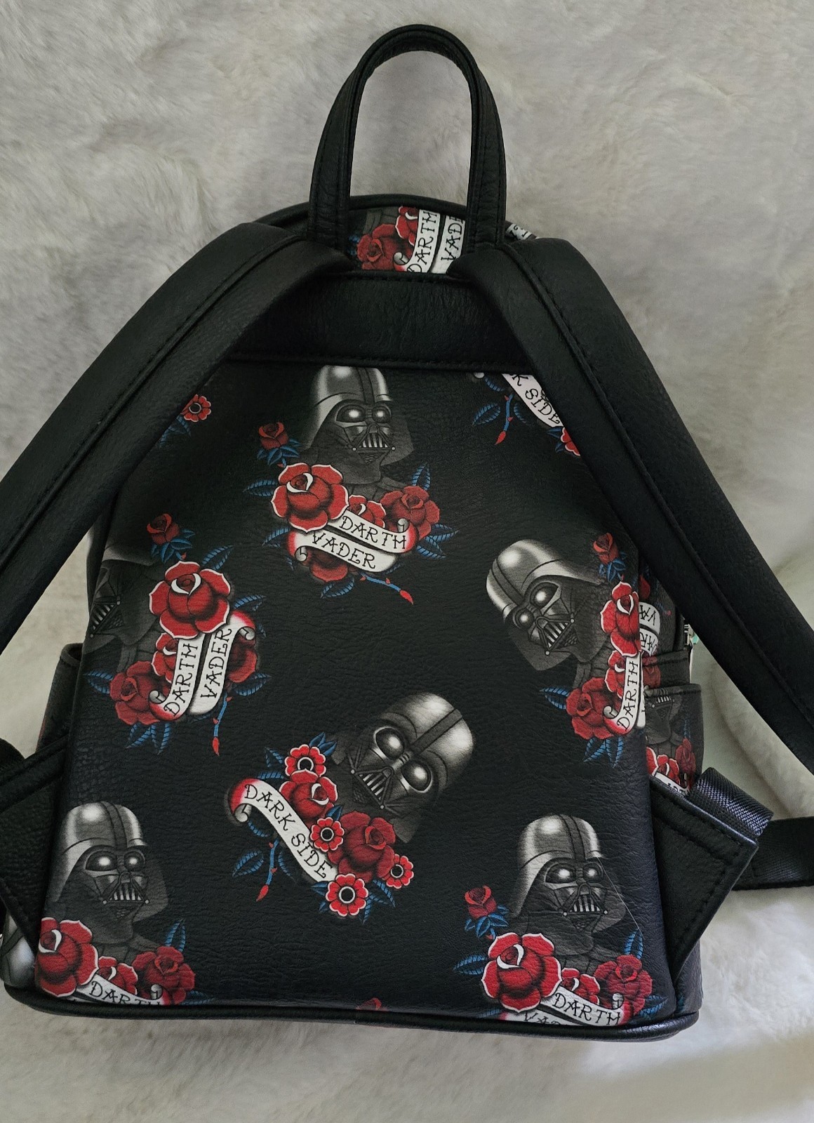 Loungefly Star Wars Darth Vader Tattoo Mini Backpack AOP Floral Bag