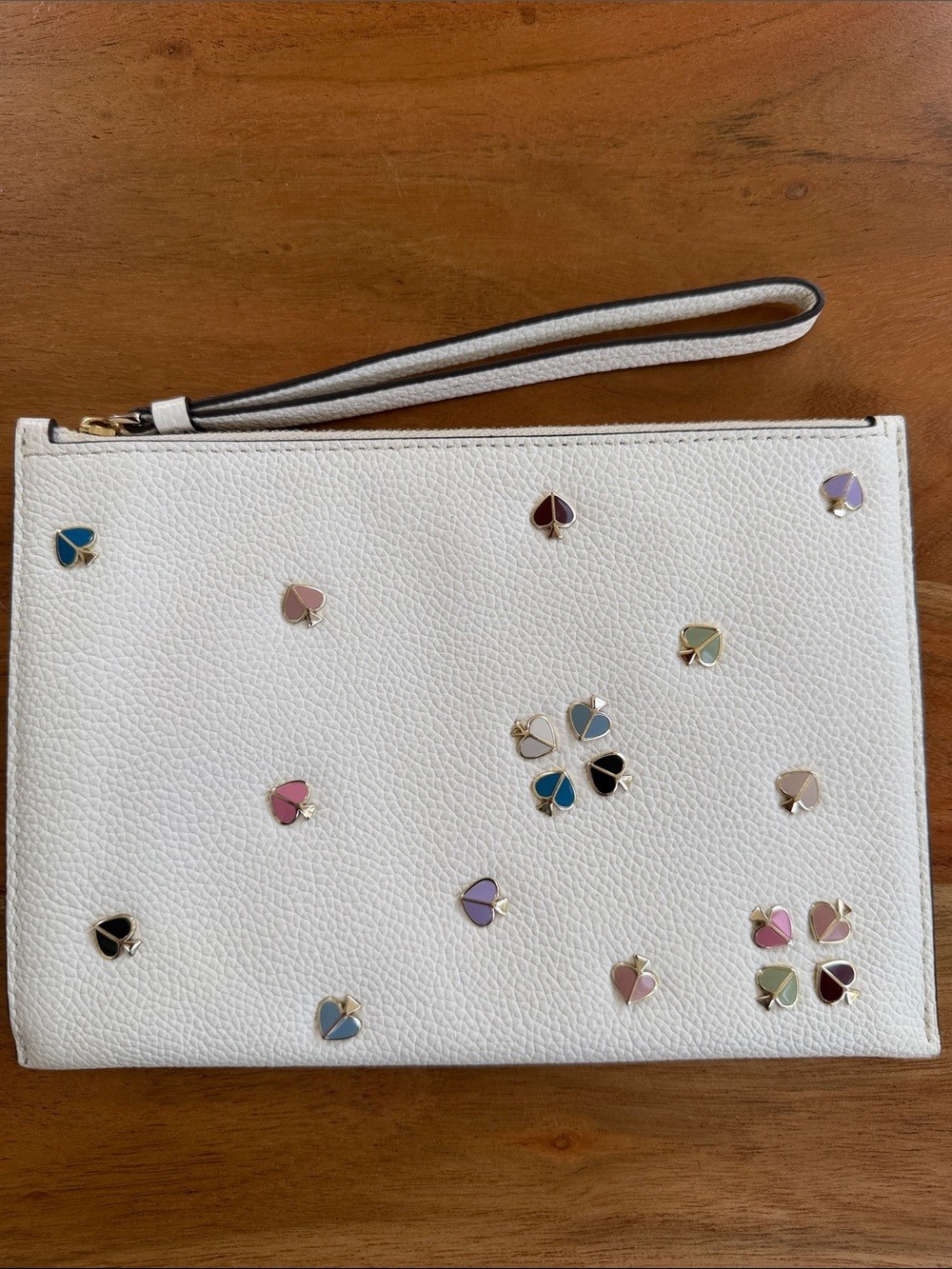 NWOT Kate Spade Margaux Enamel Spade Wristlet