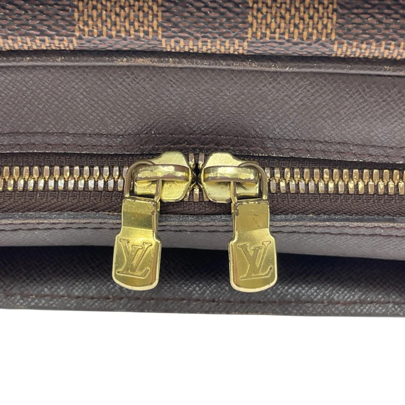 LOUIS VUITTON Triana Brown Damier Handbag N51155 #OKB4137
