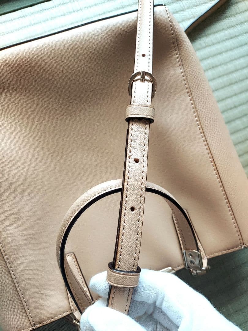 COACH Beige Shoulder Bag Crossbody Formal