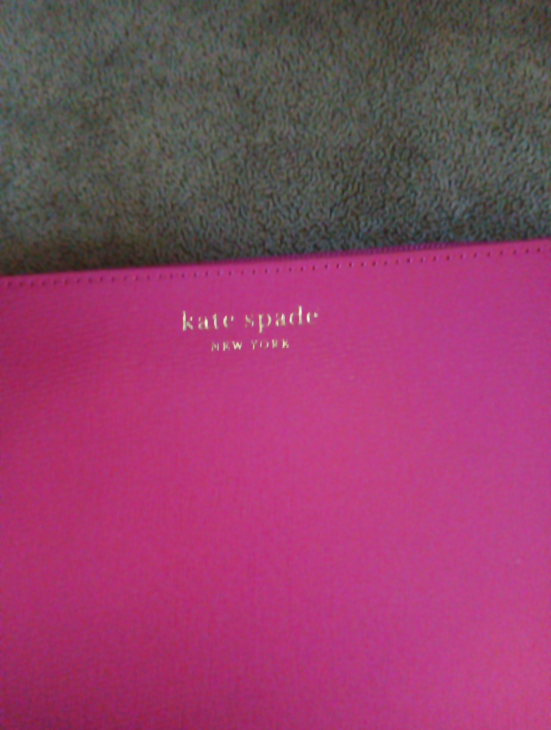 KATE SPADE Dark Magenta Hot Pink Keaton Wristlet Clutch Wallet NWT Ret $78