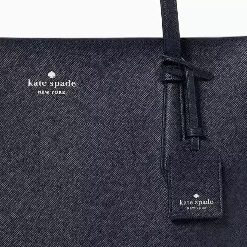 Kate Spade Schuyler Navy Blue Tote Handbag K7354 Purse Bag Charm NWT $359 Retail