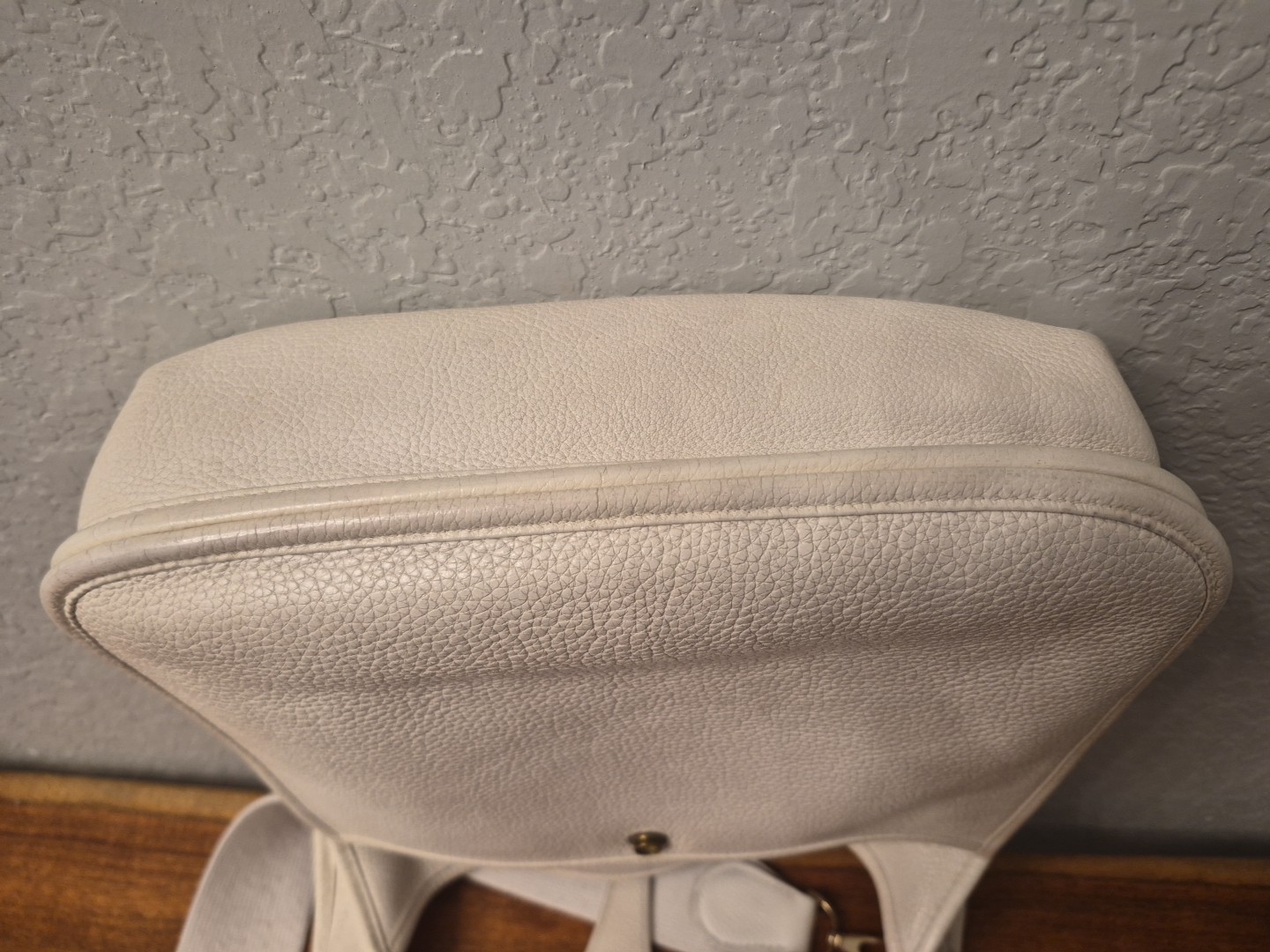 HERMES WHITE SHOULDER BAG EVELYN PM VERY GOOD CONDITION ⬛️ L 2008