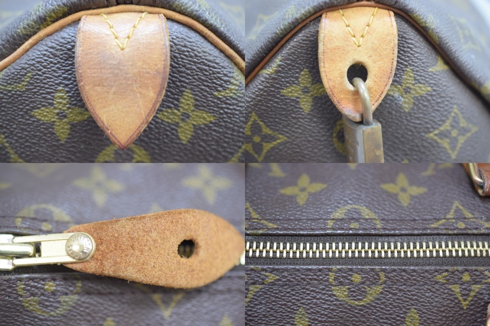 Auth Louis Vuitton Speedy 35 Hand Bag Monogram Canvas M41524 LV 54001