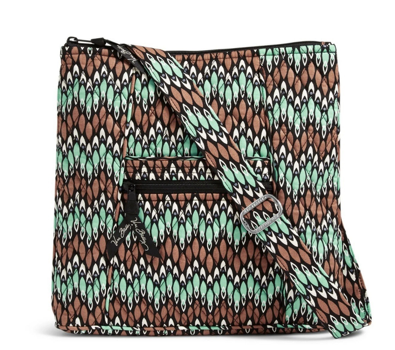 NWT Vera Bradley Sierra Stream Hipster Crossbody Shoulder Bag Purse Earthy BOHO