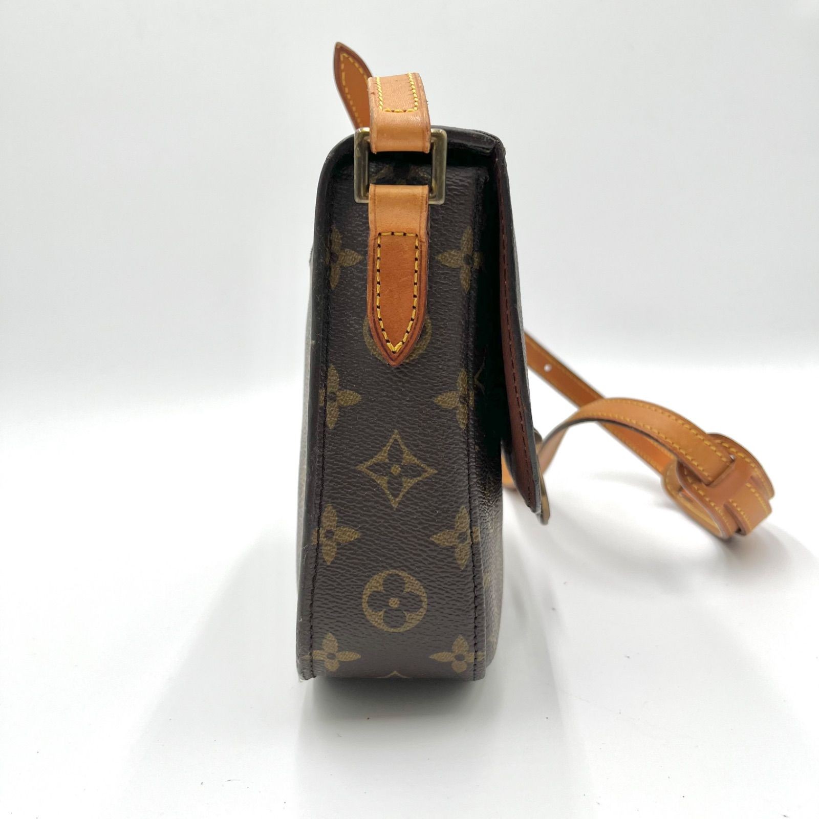 Auth LOUIS VUITTON Monogram Saint-Cloud GM Shoulder Bag M51242 2Y9492