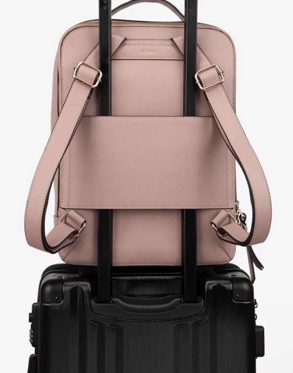 NWOT CALPAK Kaya 15 Inch Laptop Backpack Mauve UNUSED New Without Tags FREE SHIP