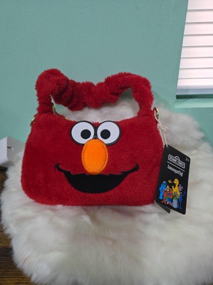 Loungefly ~ Sesame Street ELMO Plush ~ Crossbody Bag