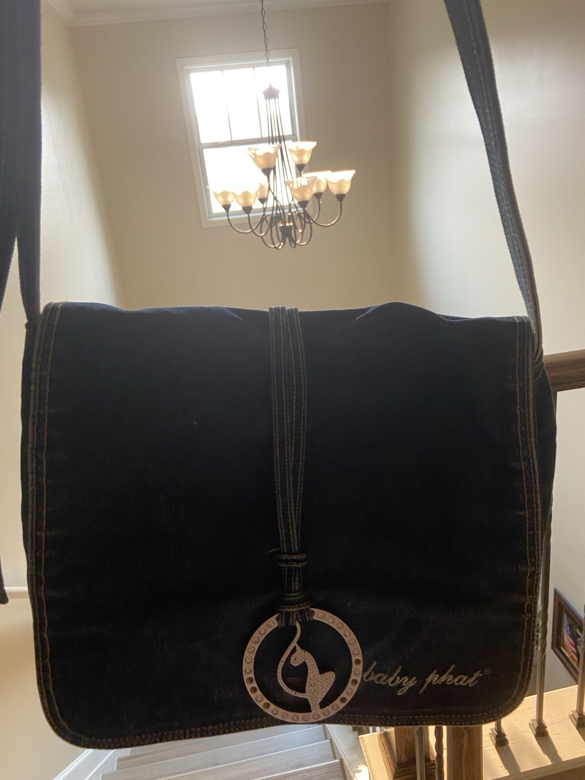Cute Baby Phat Women’s Denim Shoulder Bag, Fair condition