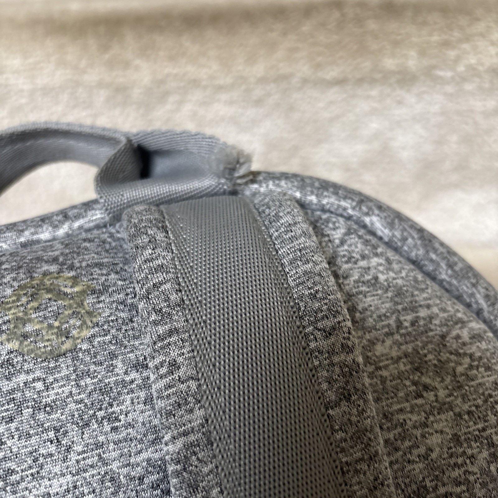 VGC Dagne Dover Dakota Neoprene Backpack Medium Heather Gray Good Condition READ