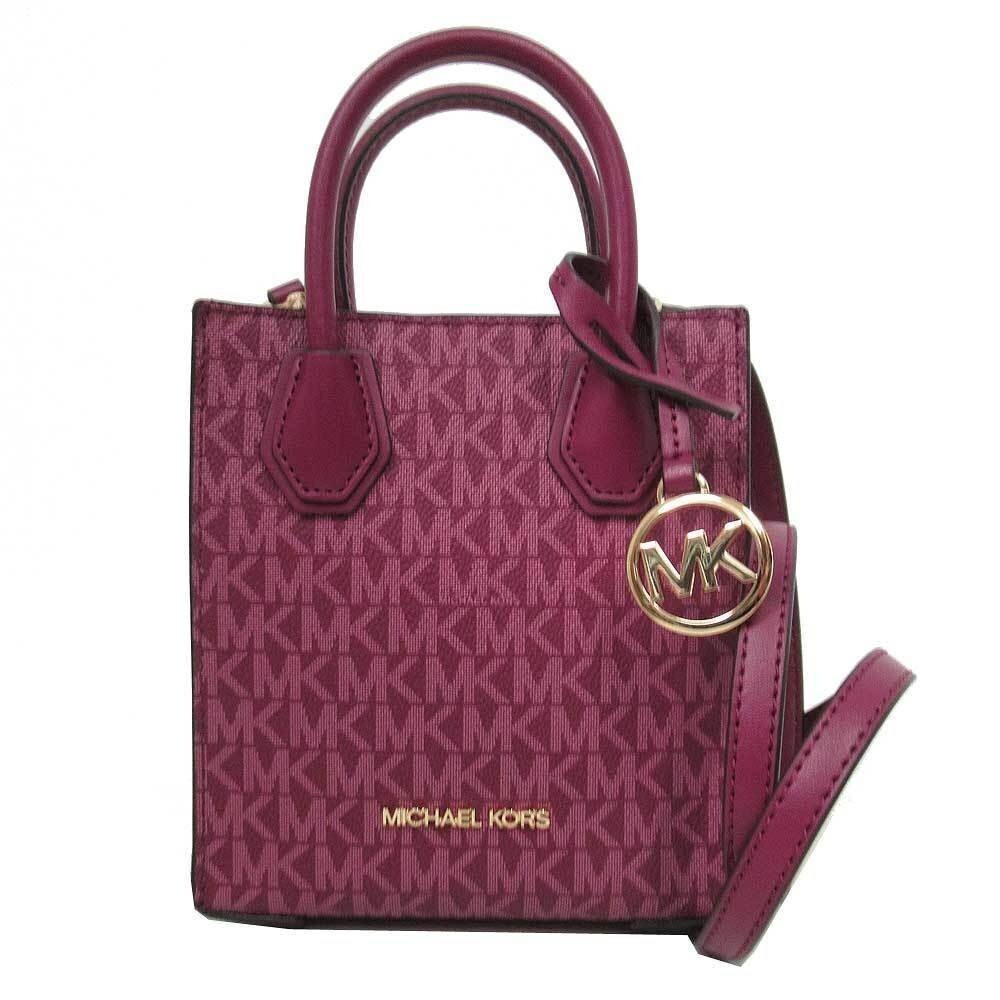 Michael Kors Mercer XS NS Shopper Crossbody Purple Bag 35T1GM9C0I Purse $348