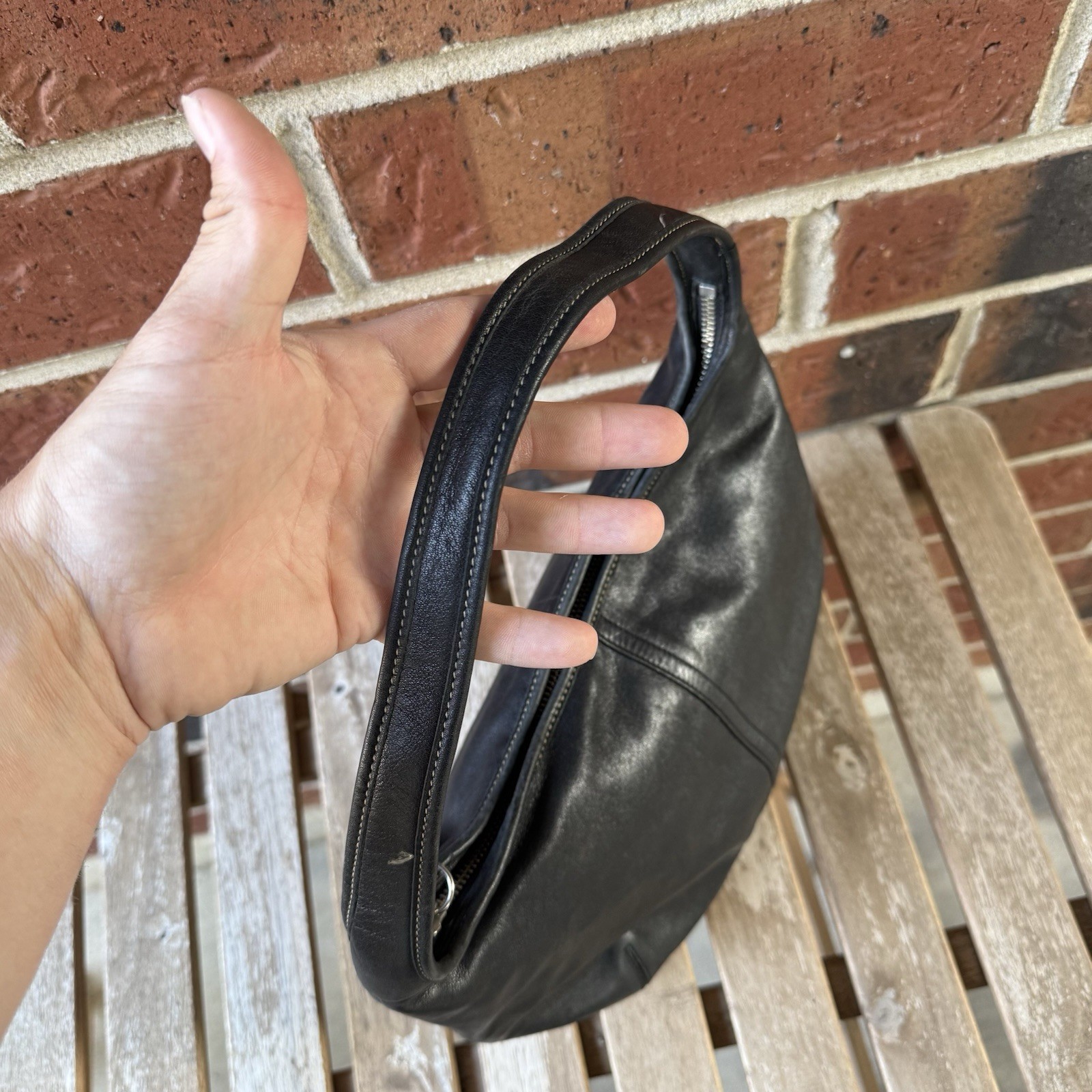 Vintage Coach Black 9219 Y2K Ergo Hobo Bag