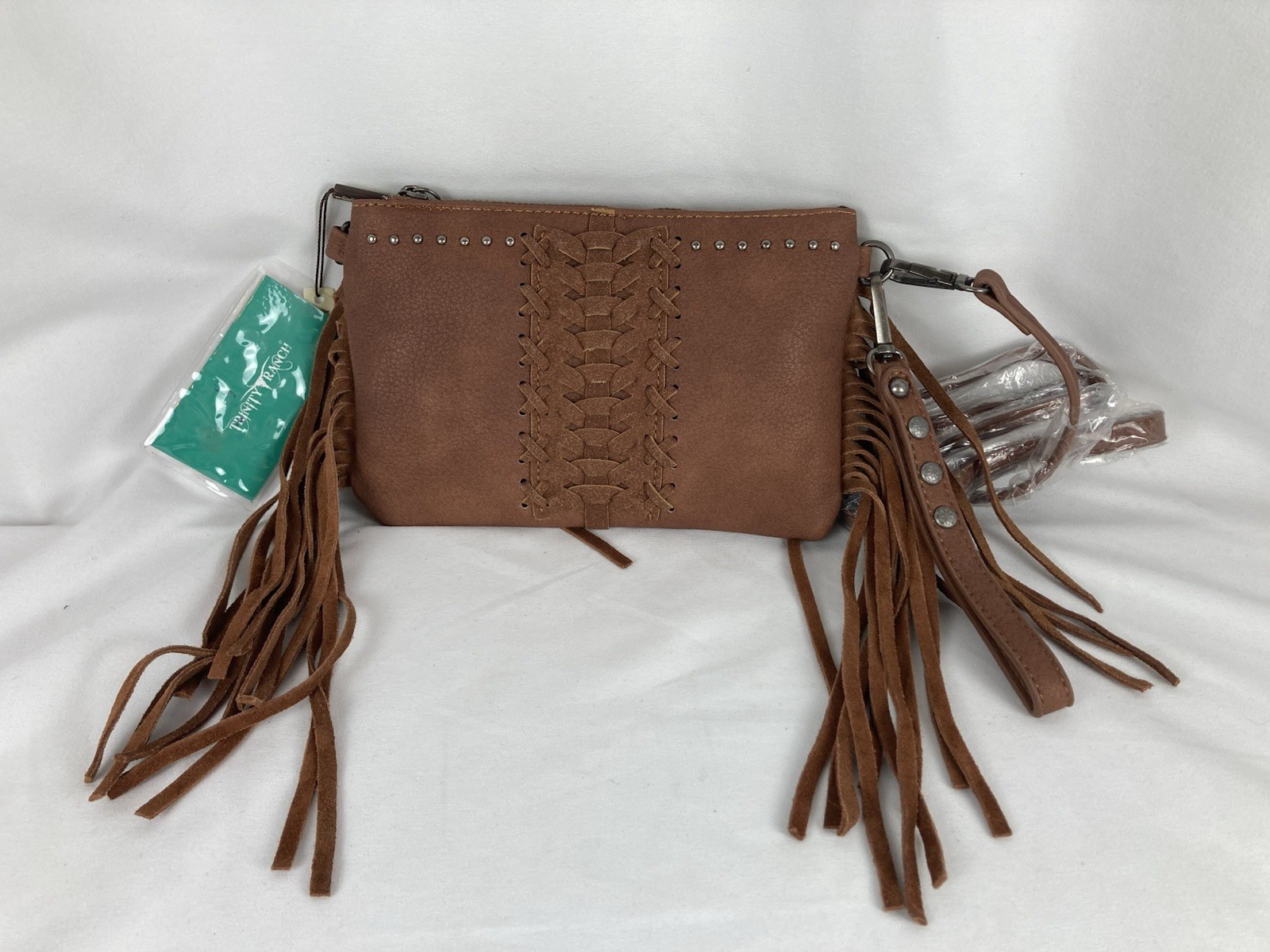 Trinity Ranch Fringe Cossbody Clutch Wristlet Country Western Chic